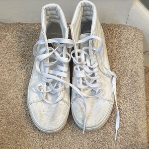 Vans White High-Top Sneakers